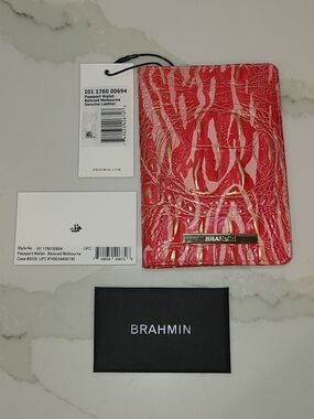 Brahmin NWT Passport Wallet Beloved Melbourne